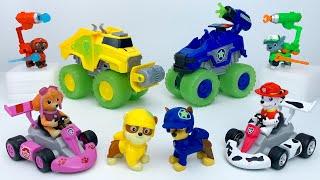 Paw Patrol Toys Unboxing ASMR | Monster Trucks vs Racing Cars