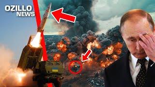 DIRECT HIT! Ukrainian Army Blows Up Secret Russian Ammunition Depot!