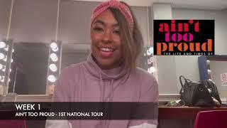 Tech Week 1 - Ain't Too Proud 1st National Tour w/ Chani Maisonet