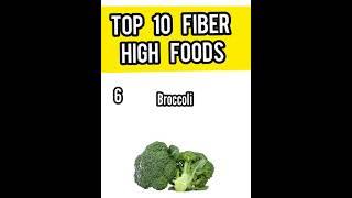 Top 10 High Fiber Foods//Fiber Rich Foods