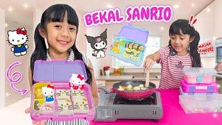 SAMANTHA BIKIN BEKAL SERBA SANRIO KUROMI DAN HELLO KITTY VIRAL !!