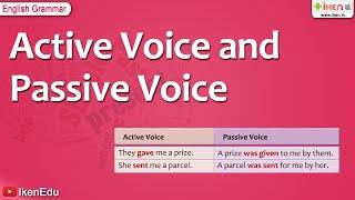 Learn writing sentences in Active and Passive Voice | English Grammar | iken | ikenedu | ikenApp