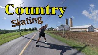 Skating through farmland in Virginia #inlineskating #skatingisfun #bliss