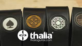 Thalia Premium Italian Leather Guitar Straps