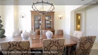 Luxury Harbor Beach Waterfront Estate Home - 2536 Lucille Drive, Fort Lauderdale, Florida 33316