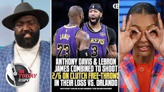 NBA TODAY | Pathetic- Perk RIPS Windy after LeBron & AD late misses at line in Lakers' loss to Magic