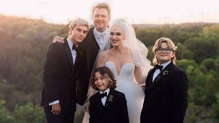 Very Sad News "Gwen Stefani’s Wedding Pic with Blake Shelton and Her Sons Will Melt Your Heart!"