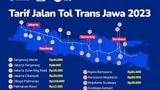 Tarif Tol Trans Jawa 2023 Golongan 1 Terbaru #tariftol