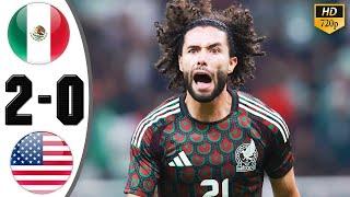 Mexico vs USA 2-0 Resumen Y Goles Completo 2024 HD