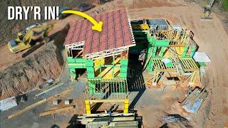 Construction of a MEGA sized Modern Home PT 42