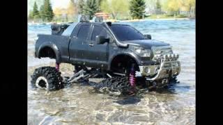 RC ADVENTURES -SCALE RC TRUCKS # 2  - "BEACH DAY"  CUSTOM WATERPROOF TAMIYA TUNDRA 4X4