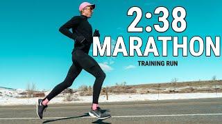 Sub 3 hour Marathon || Training Run