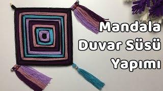 DIY - Mandala Duvar Süsü Yapımı - YoncaHobby