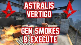 Astralis B Site Generator Smokes Execute on Vertigo (CS:GO Strategy Breakdown)