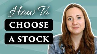 Stock Market 101: How To Choose A Stock