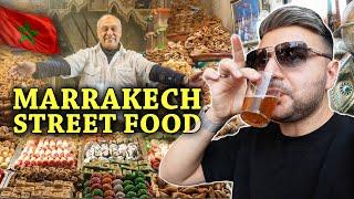 FIRST TIME Eating Moroccan STREET FOOD Tour In Marrakech  (Unbelievable!)