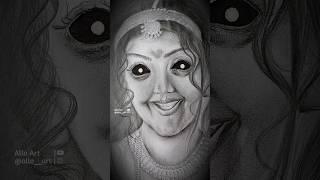 Chandramukhi drawing  #shorts