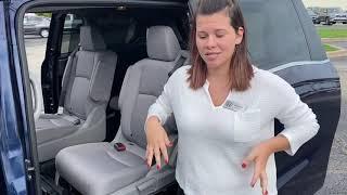 Removing Middle Seat and Demonstration of Magic-Slide in a Honda Odyssey