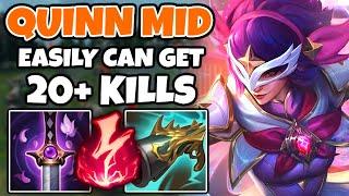 You cannot run from Lethality Quinn Mid (Her Damage One-Shots in One-Combo!) | 13.11