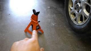 Using a Floor Jack and Support Stands