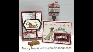 STAMPIN UP PAMPERED PETS PROJECTS