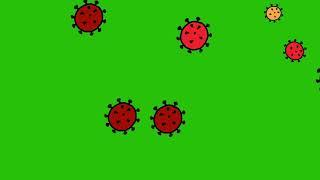 FREE for use green screen effect coronavirus Covid-19 airborne