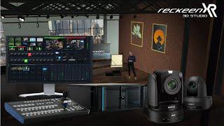 RECKEEN XR & SONY BRC PTZ cameras - 3D Virtual Studio Tracking & AR