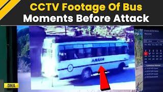 Jammu Kashmir Reasi Bus Terrorist Attack: CCTV Shows Bus Moments Before The Ambush | J&K News