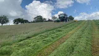 Pronar PDD830 C triple mowers in action