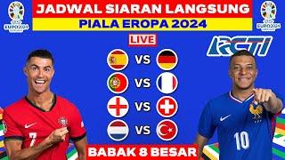 Jadwal 8 Besar Piala Eropa 2024 Malam Ini Live RCTI - Portugal vs Perancis - UEFA EURO 2024