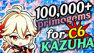 100,000+ PRIMOGEMS FOR C6 KAZUHA