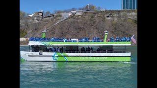 Niagara Falls Maid Of The Mist boat ride. New Boats for 2021, they are 100% ELECTRIC!!!!!