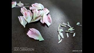 Silk Carnation - FREE tuto Step 6