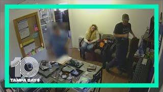 Polk County Sheriff's Office releases surveillance video from attempted robbery at tire shop