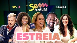 Sem Censura recebe Claudia Raia, Miguel Falabella, Luciana Barreto e Xande de Pilares | AO VIVO