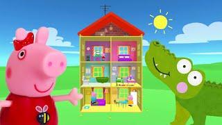 Peppa Pig Game | Crocodile Hiding in Toy Furniture