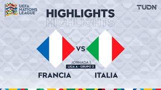 HIGHLIGHTS | Francia vs Italia | UEFA Nations League 2024 | TUDN