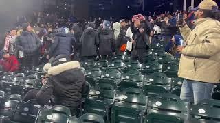Mets fans vs Yankee fans 2025! #boxing #baseball #newyorkcity #nyc #yankees #citifield #mlb #sports