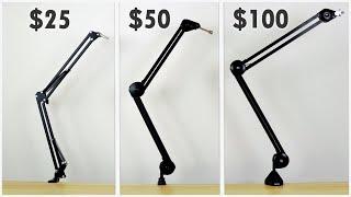 $25 vs. $100 Microphone Boom Arm - Which Microphone Arm Stand Is Best For Your Setup?!