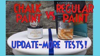 Chalk Paint vs Latex Regular Paint UPDATE Latex Chalk Comparison Which is Best? Latex or Chalk?