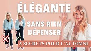 Elégante sans rien dépenser cet Automne | À FAIRE ET À ÉVITER