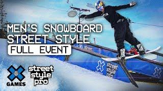 Men’s Snowboard X Games Street Style Final | FULL COMPETITION