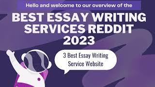 Best essay writing services on reddit 2023