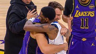 Luka Doncic & Kyrie Irving Share a Moment Before Mavs vs Lakers Game 