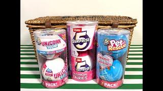 Unboxing Zuru Five Surprise Unicorn Squad, Fashion Fairies, and Pet Rescue!