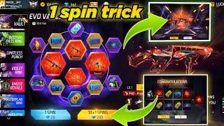 New Evo Vault Event Free Fire | Evo Vault Event 1 Spin trick | Free Fire New Event cobra mp40 Today