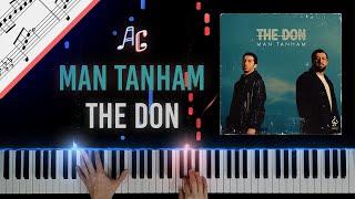 The Don - Man Tanham - Piano Version - د دان - من تنهام - نت پیانو