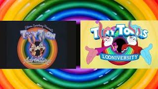 Tiny Toons Looniversity x Tiny Toon Adventures Theme Song [COMPARISON]