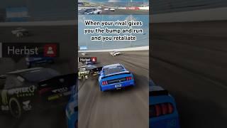 When your rival gives you the bump and run and you retaliate #motorsport #nascarheat #nascar #gaming