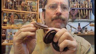 How to turn victorian era walnut rosettes on the wood lathe